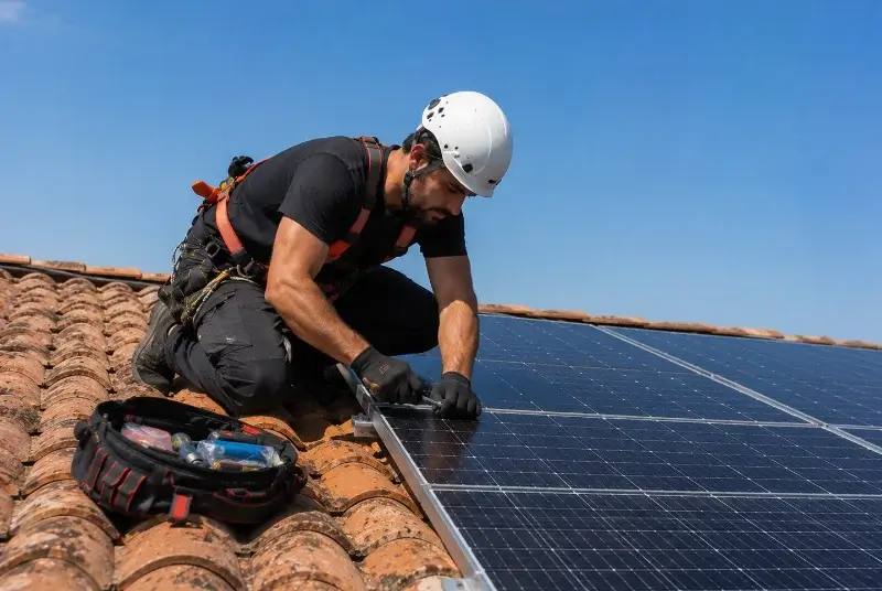 Maintenance et monitoring de panneaux solaires à Castanet-le-Haut