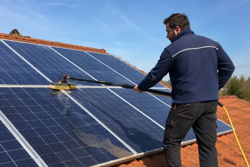 Nettoyage et entretien de panneaux solaires à Castanet-le-Haut